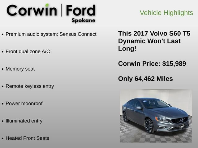 Used 2017 Volvo S60 T5 Dynamic image 6