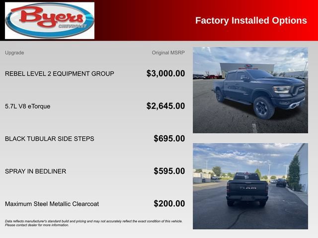 Used 2019 RAM 1500 Rebel w/ Rebel Level 2 Equipment Group AWD/4WD image 10