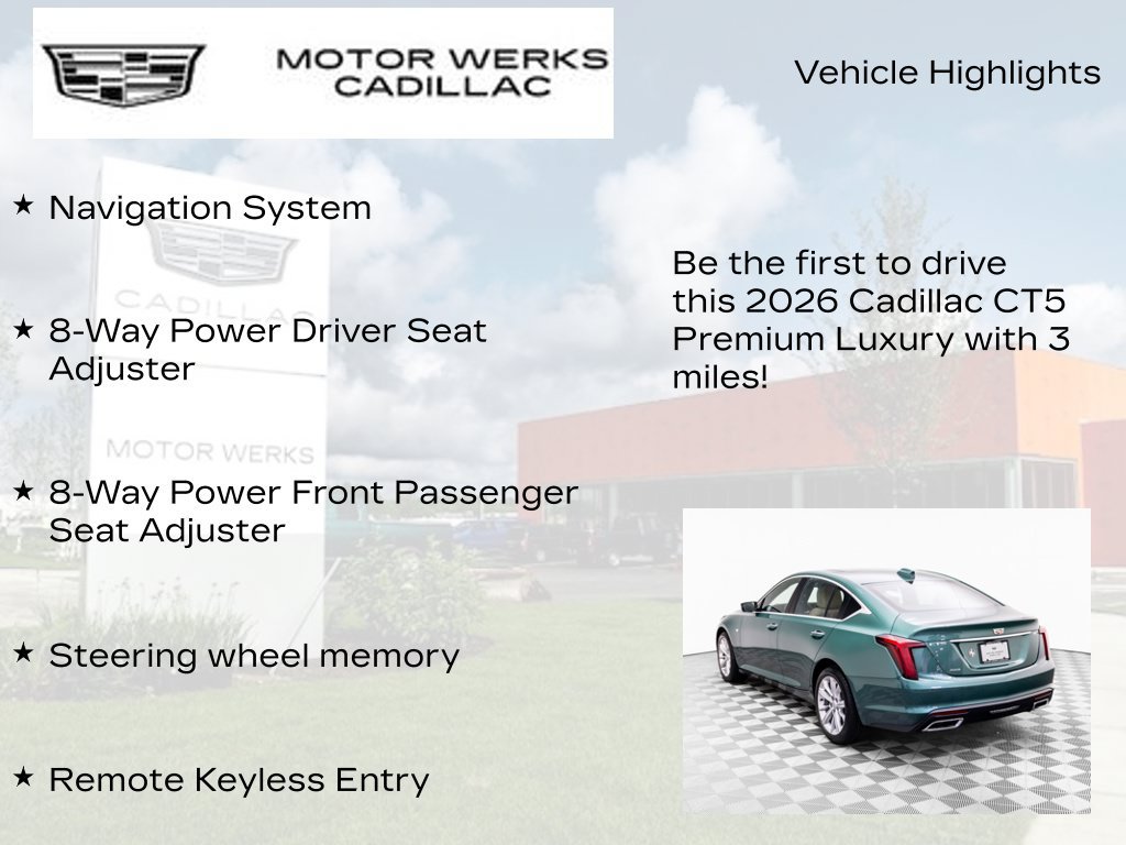 New 2026 Cadillac CT5 Premium Luxury w/ Technology Package AWD/4WD image 12