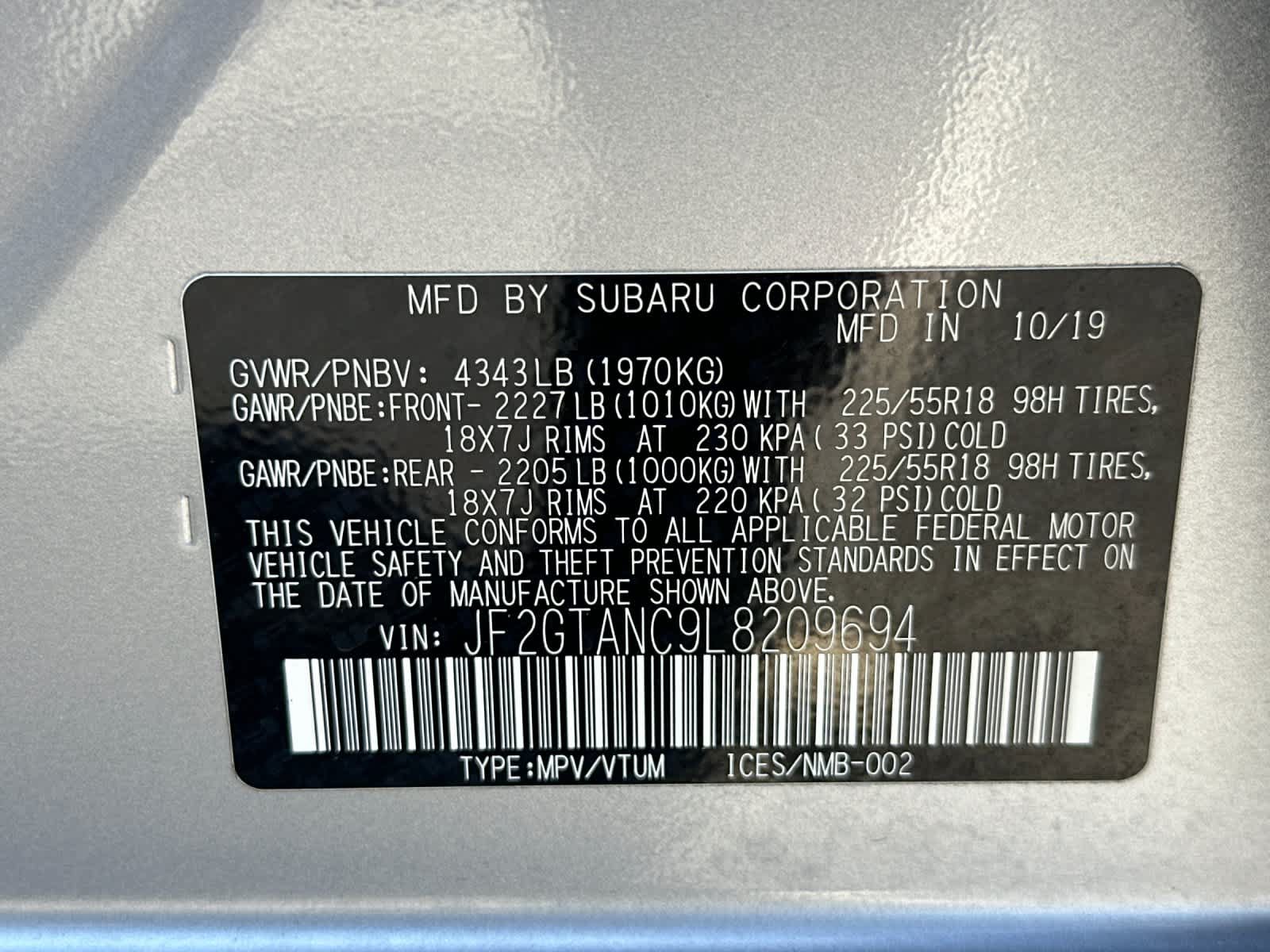Used 2020 Subaru Crosstrek 2.0i Limited w/ Moonroof Package w/Navigation AWD/4WD image 29