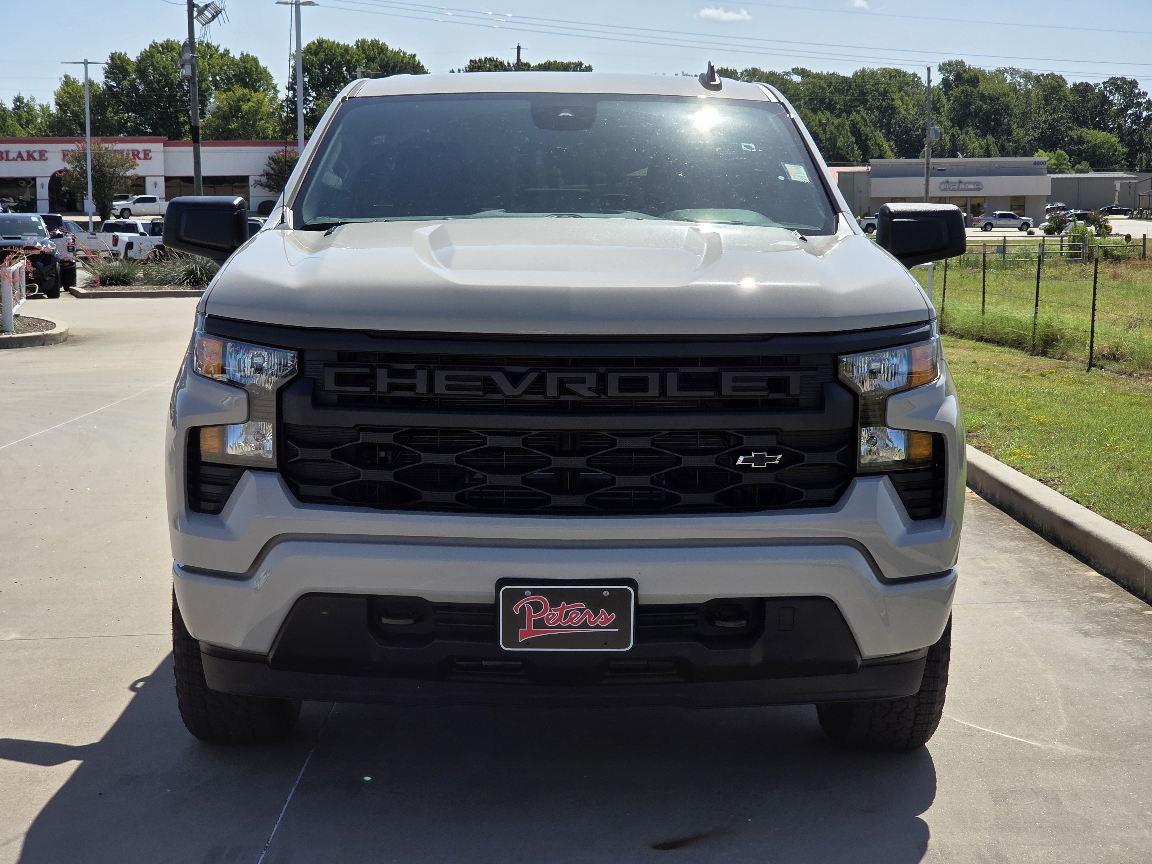 New 2026 Chevrolet Silverado 1500 Custom w/ Turbomax Blackout Package RWD image 2