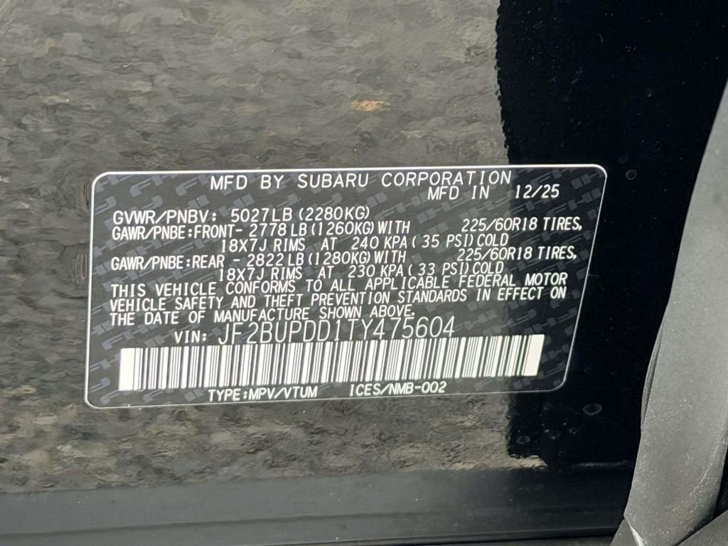 New 2026 Subaru Outback Limited AWD/4WD image 25