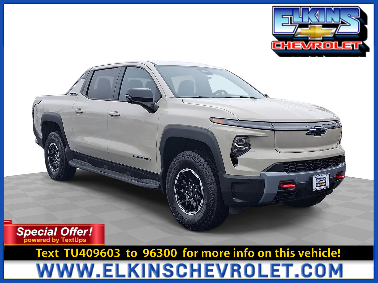 New 2026 Chevrolet Silverado EV Trail Boss w/ Plus Package