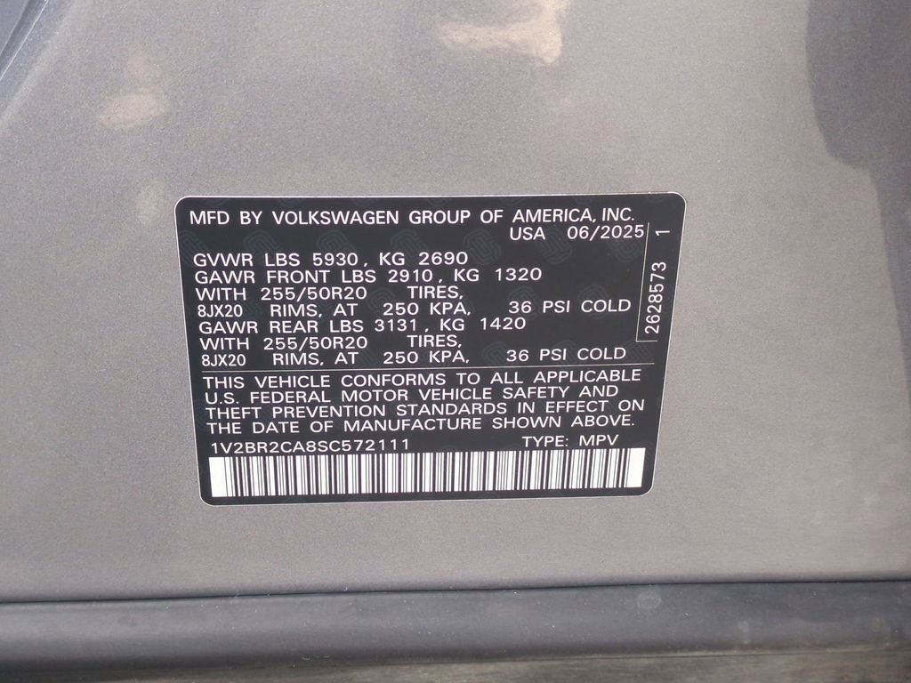 Used 2025 Volkswagen Atlas SEL AWD/4WD image 31