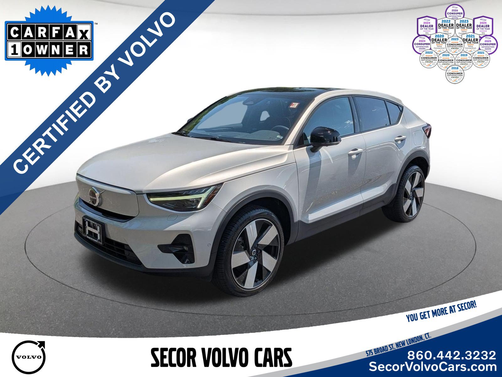 Used 2023 Volvo C40 P8 Recharge Ultimate w/ Protection Package Premier AWD/4WD image 1
