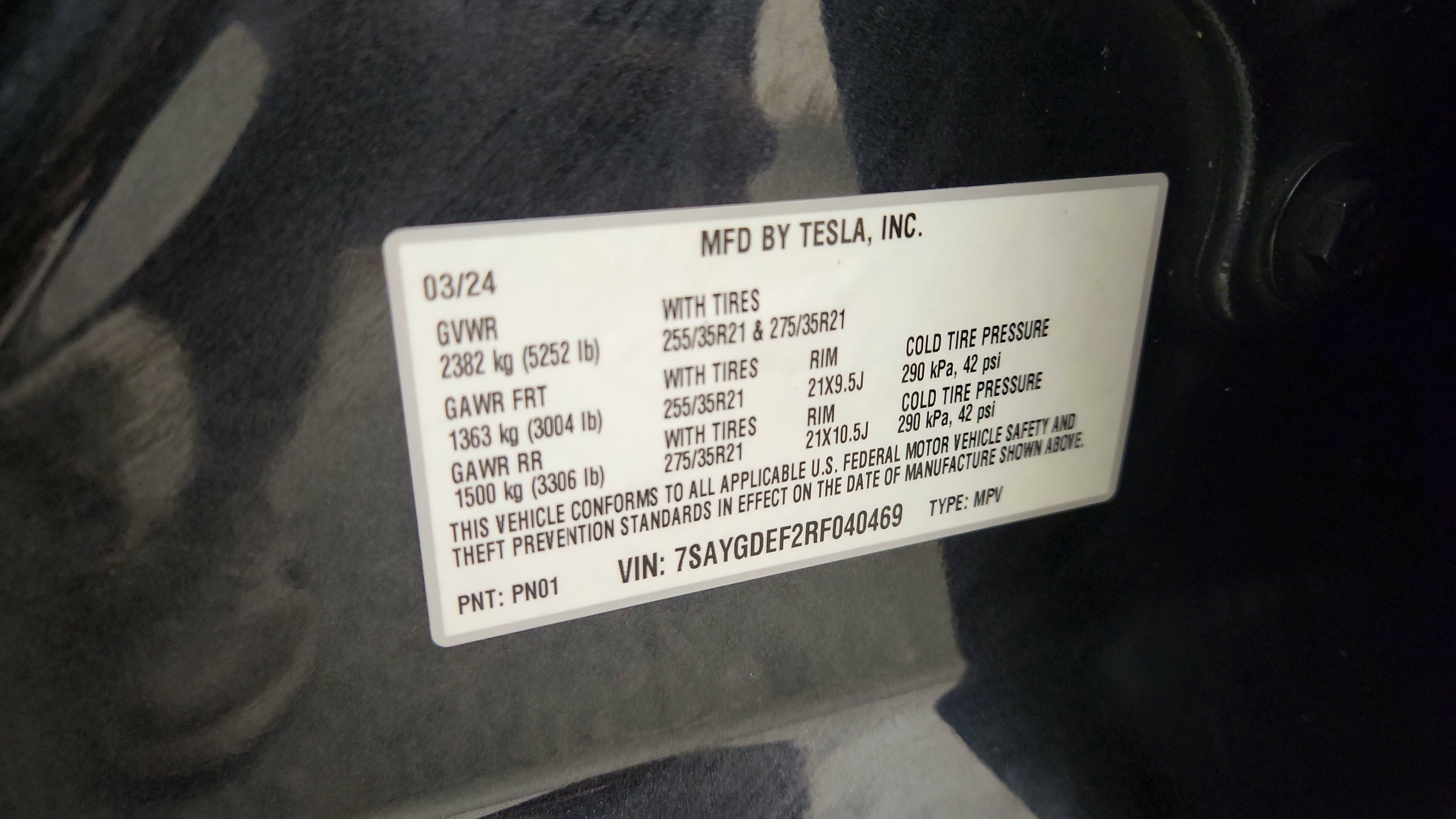 Used 2024 Tesla Model Y Performance AWD/4WD image 19