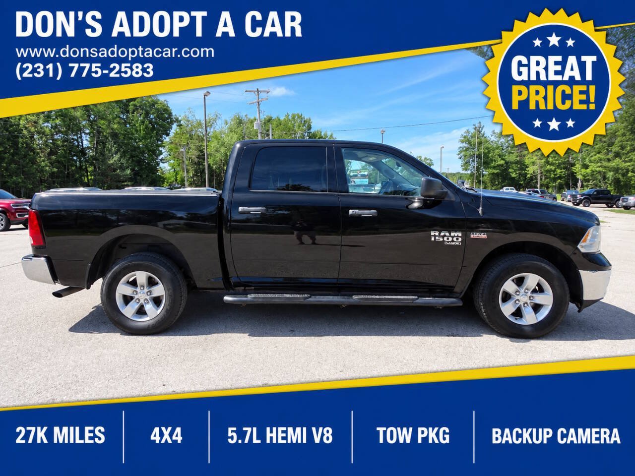 Used 2020 RAM 1500 4x4 Crew Cab Classic Tradesman w/ Chrome Appearance Package