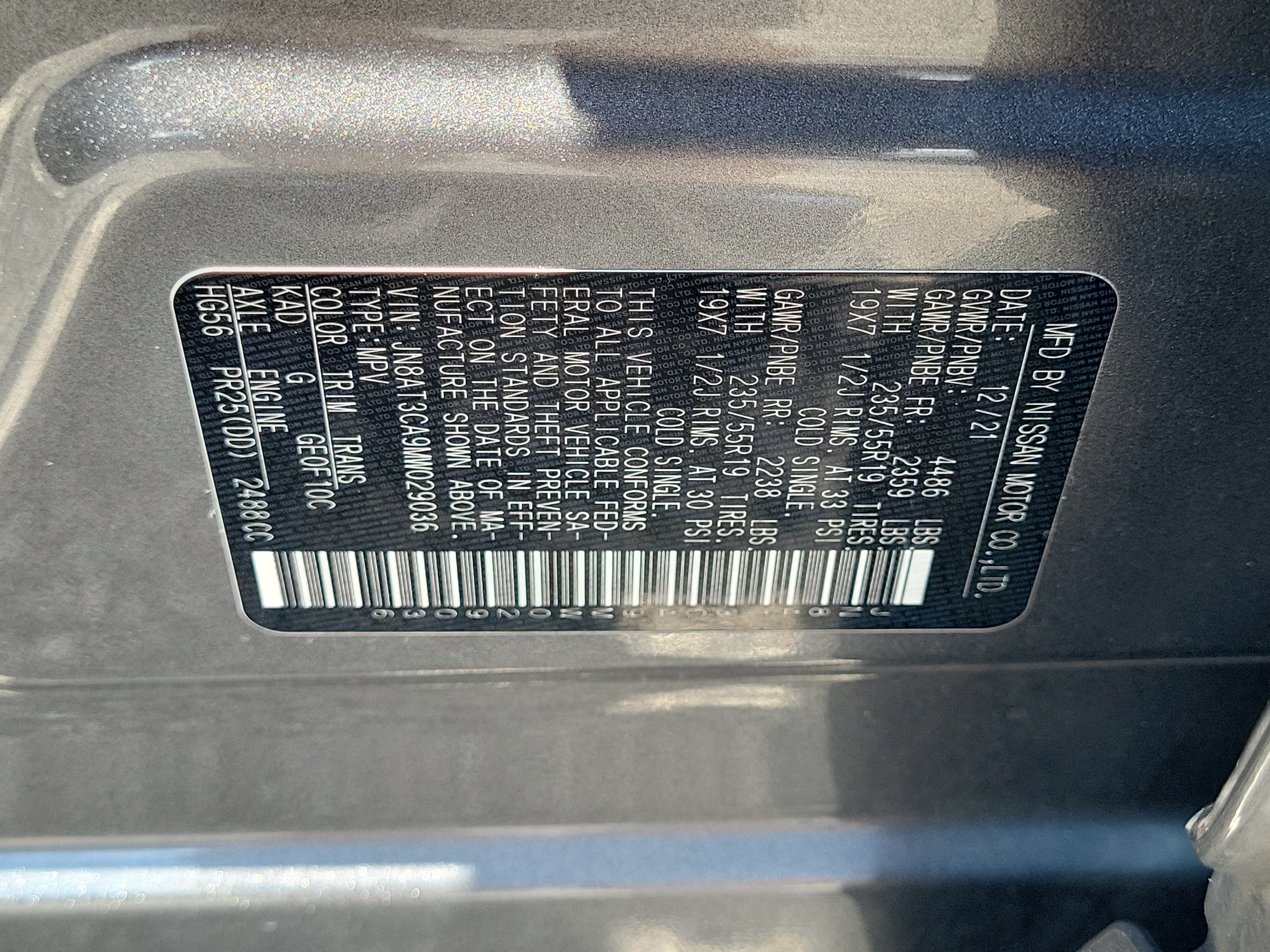 Certified 2021 Nissan Rogue SL w/ Premium Package FWD image 27