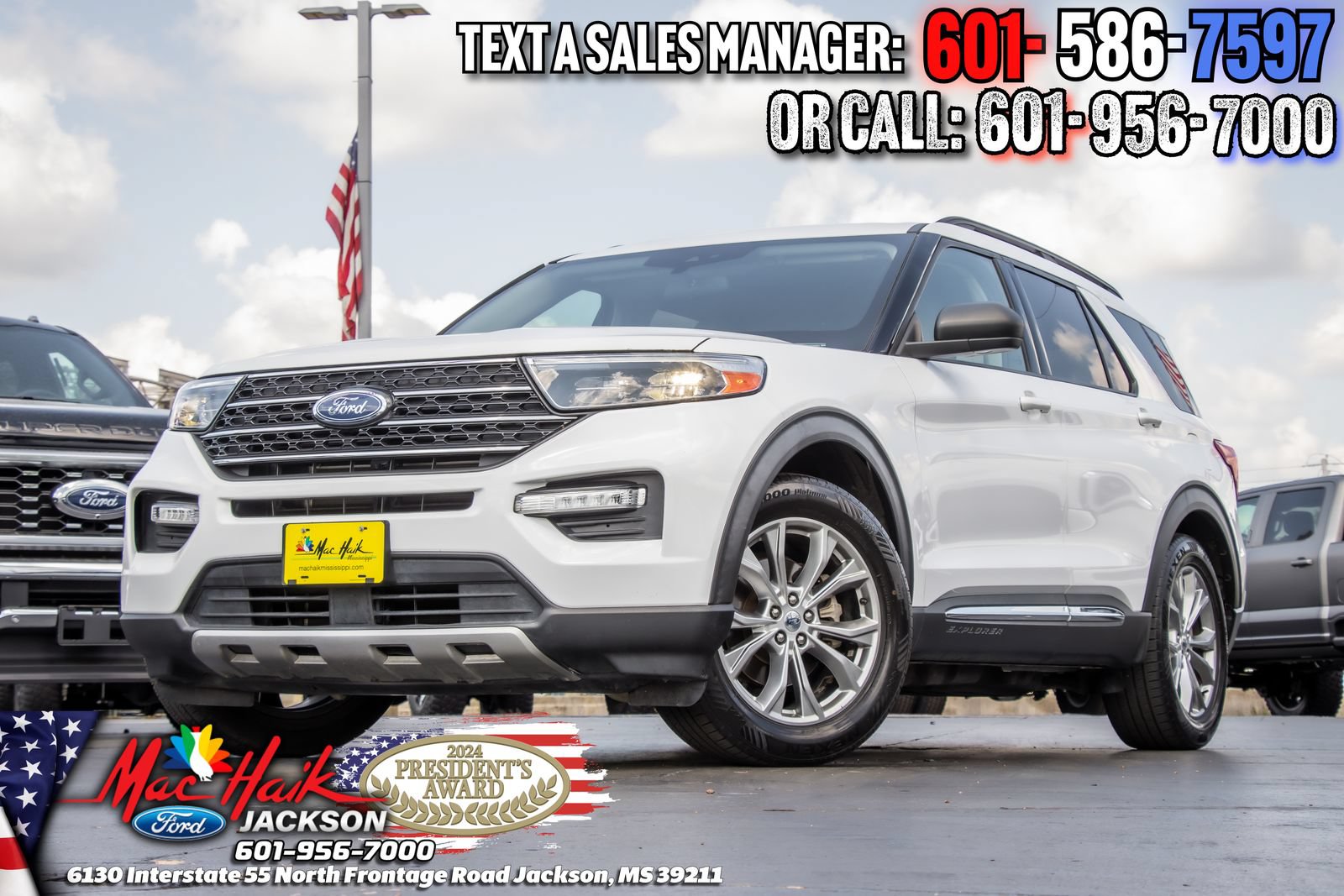 Used 2021 Ford Explorer XLT w/ Equipment Group 202A RWD image 3