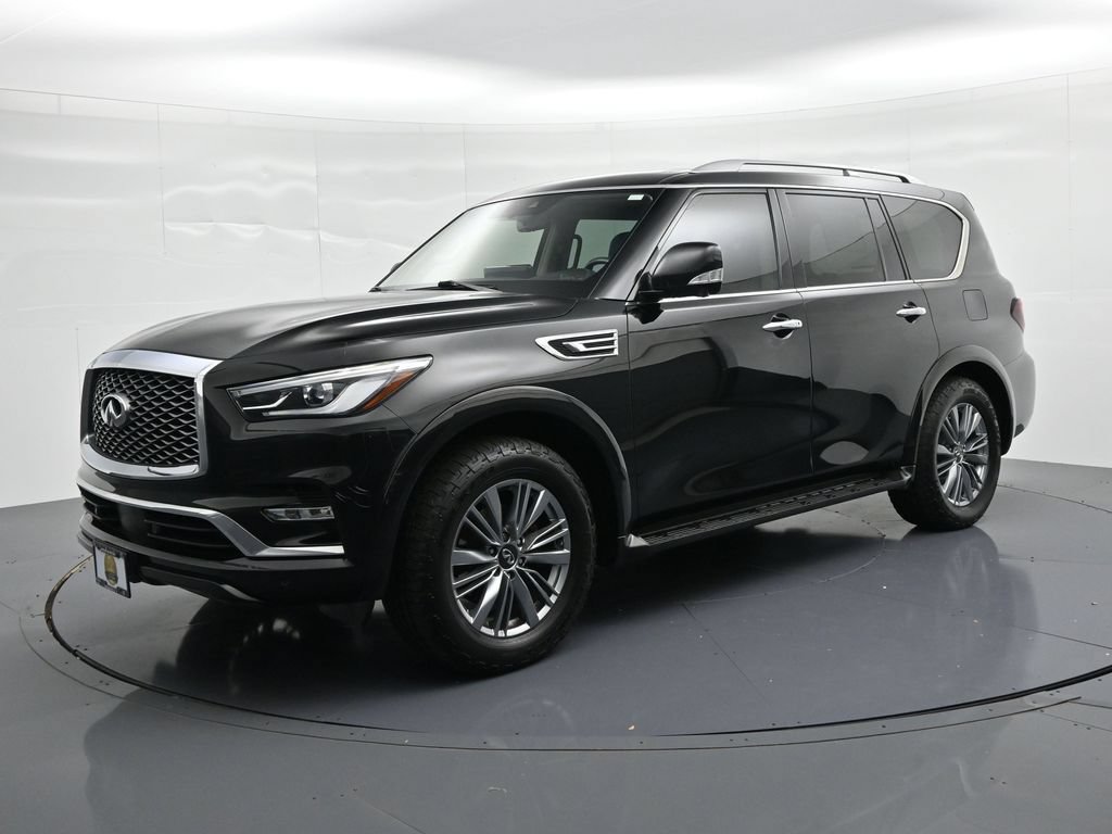 Used 2022 INFINITI QX80 Luxe w/ Cargo Package RWD image 1