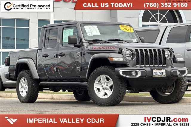 Certified 2022 Jeep Gladiator Sport