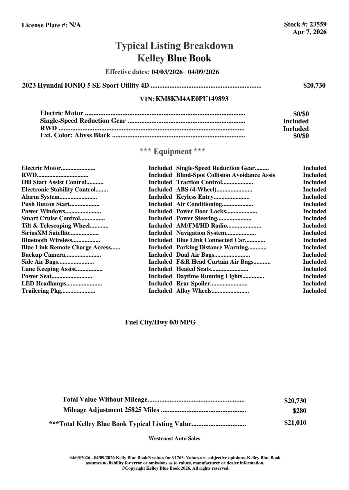 Used 2023 Hyundai Ioniq 5 SE image 11