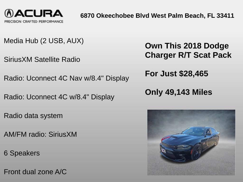 Used 2018 Dodge Charger R/T Scat Pack image 12