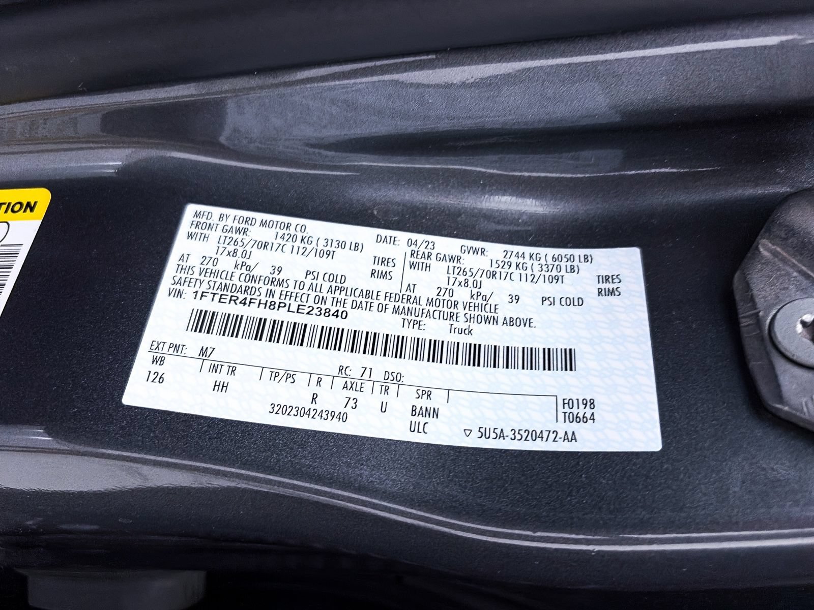 Used 2023 Ford Ranger Lariat w/ Tremor Off-Road Package AWD/4WD image 41