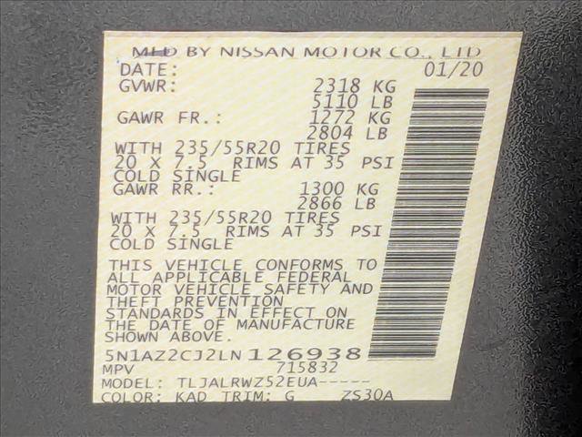 Used 2020 Nissan Murano SL w/ Cargo Package image 24