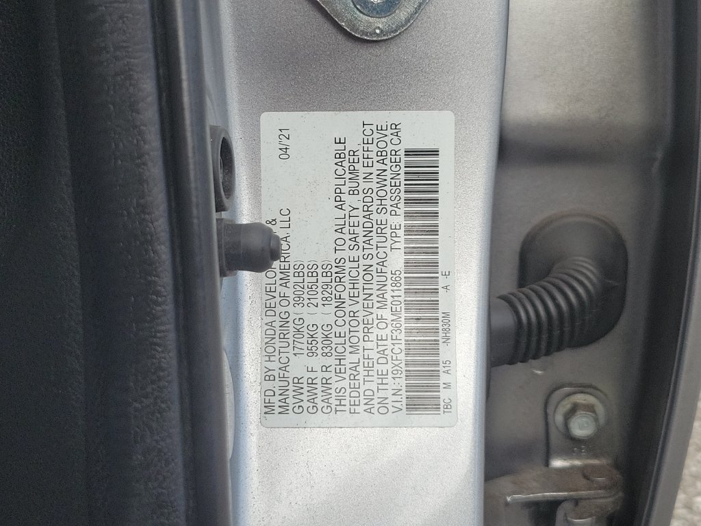 Used 2021 Honda Civic EX image 29