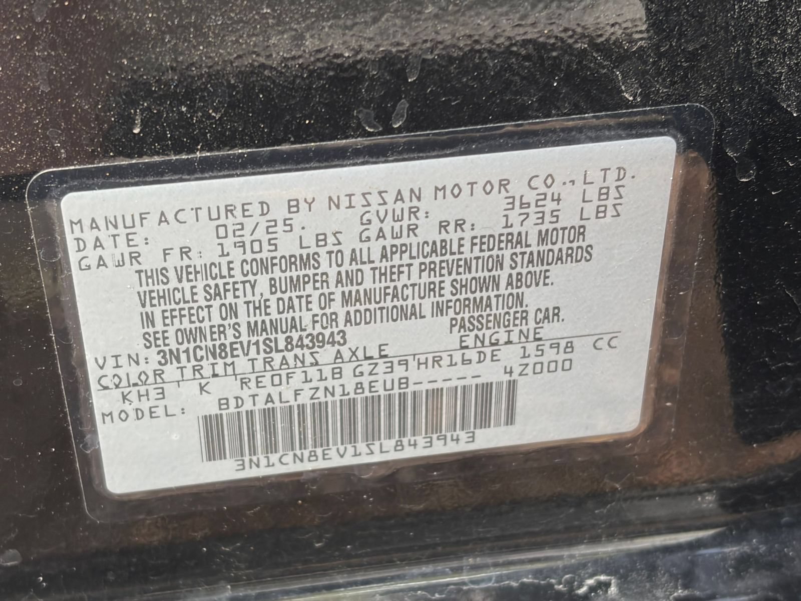 Used 2025 Nissan Versa SV FWD image 27