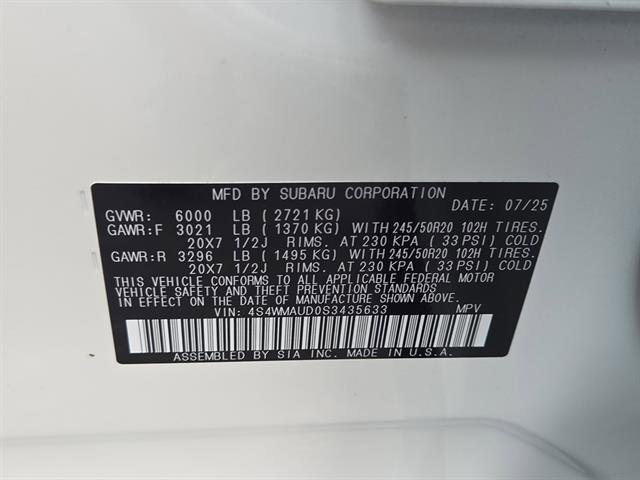 New 2025 Subaru Ascent Touring image 26