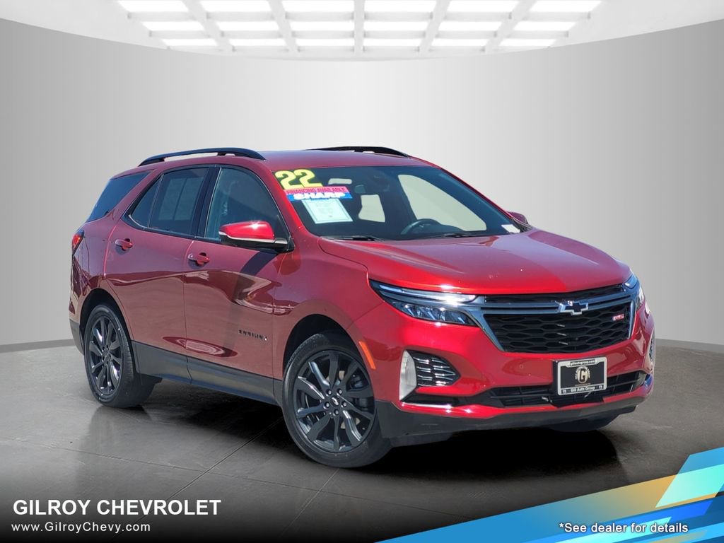 Used 2022 Chevrolet Equinox RS w/ RS Leather Package