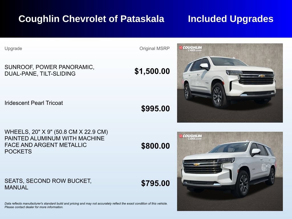 Used 2021 Chevrolet Tahoe LT AWD/4WD image 3