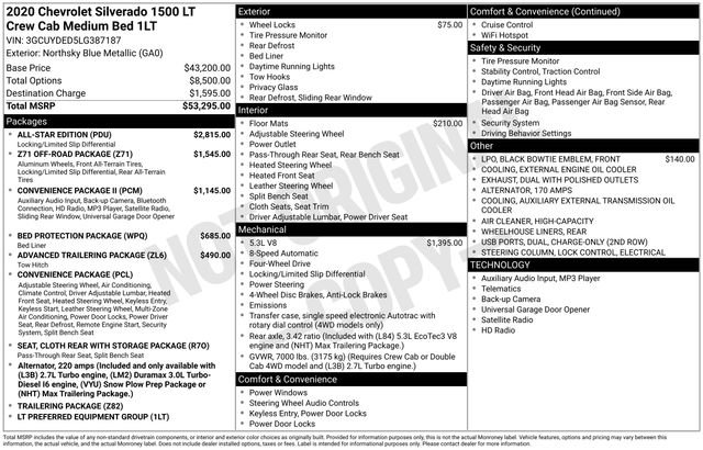 Used 2020 Chevrolet Silverado 1500 LT w/ All-Star Edition image 15