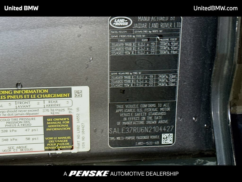 Used 2022 Land Rover Defender 110 X-Dynamic HSE AWD/4WD image 15