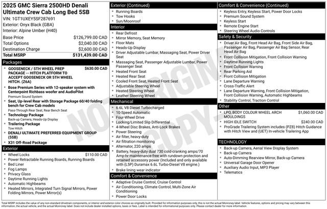 Certified 2025 GMC Sierra 2500 Denali Ultimate AWD/4WD image 33