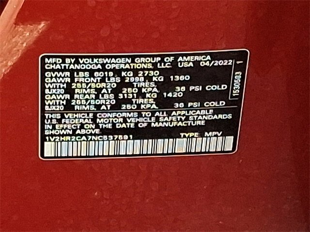 Used 2022 Volkswagen Atlas SE image 24