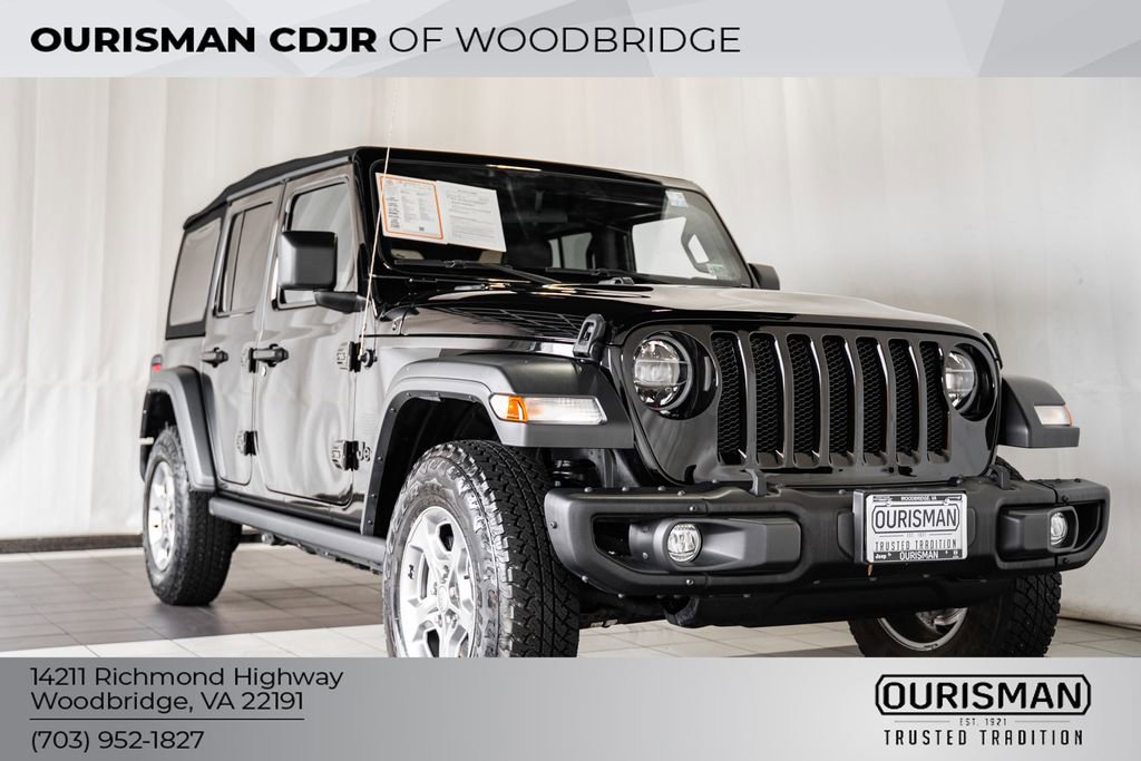 Certified 2021 Jeep Wrangler Unlimited Sport image 1