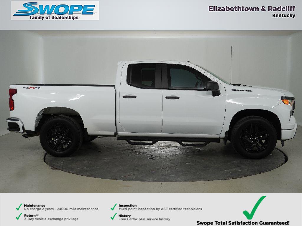Used 2025 Chevrolet Silverado 1500 Custom w/ LPO, Dark Essentials Package image 2