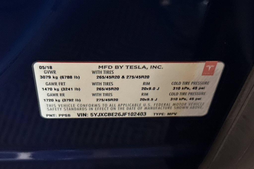 Used 2018 Tesla Model X AWD/4WD image 30