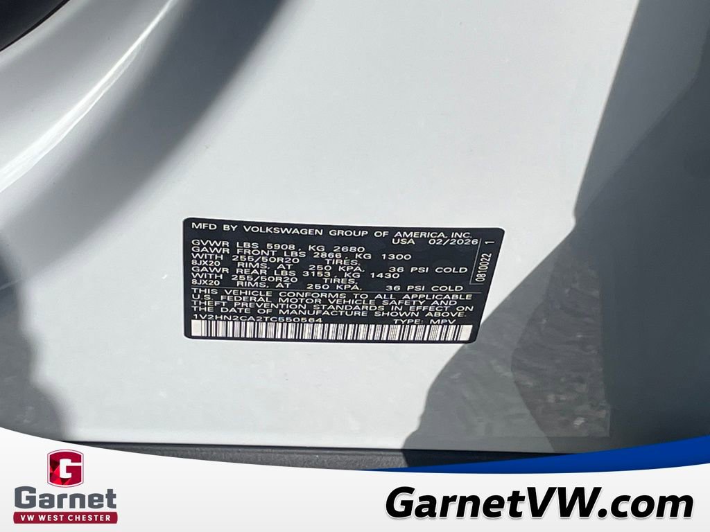 New 2026 Volkswagen Atlas SE image 15