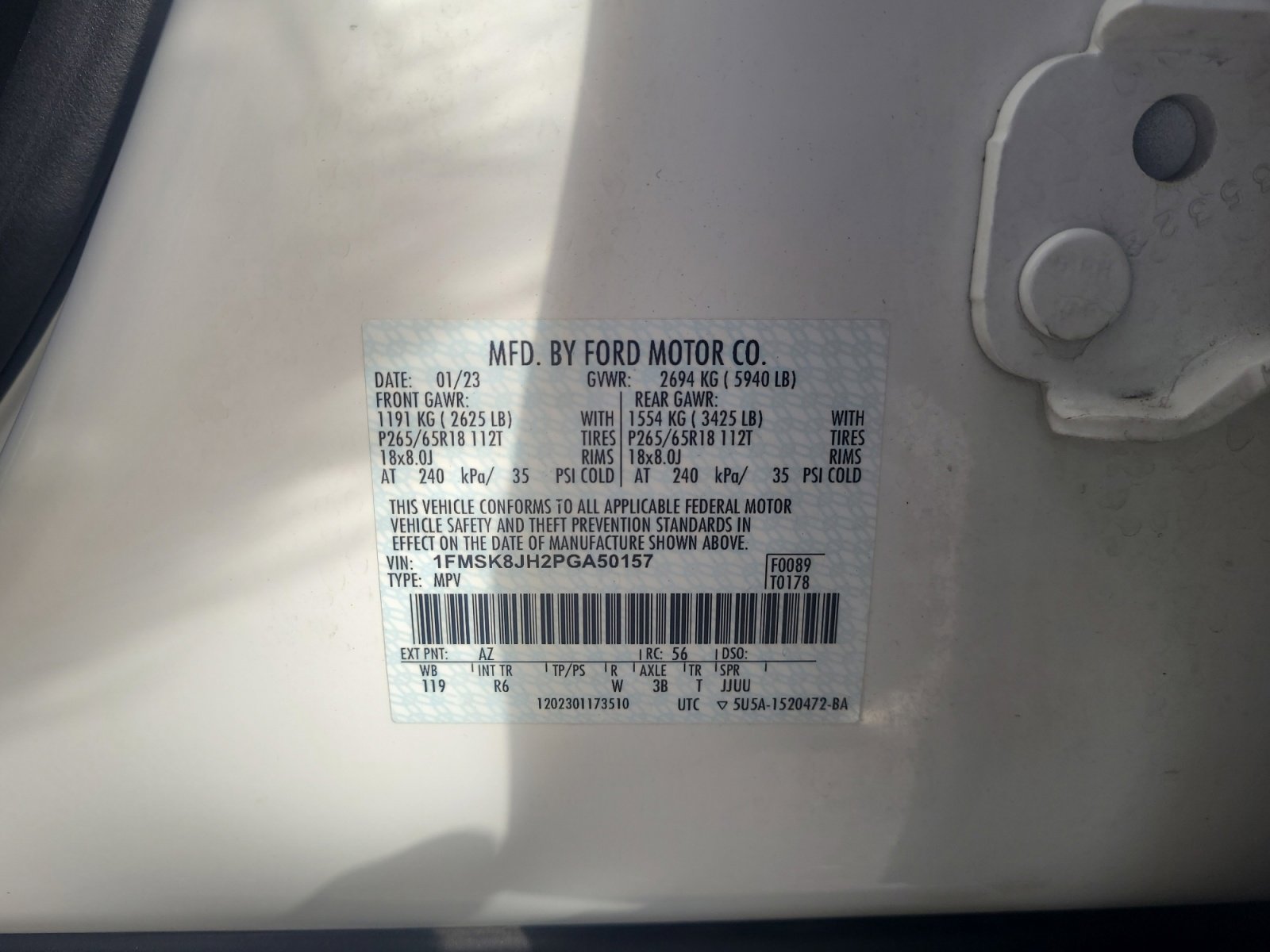 Used 2023 Ford Explorer Timberline w/ Timberline Technology Package image 25