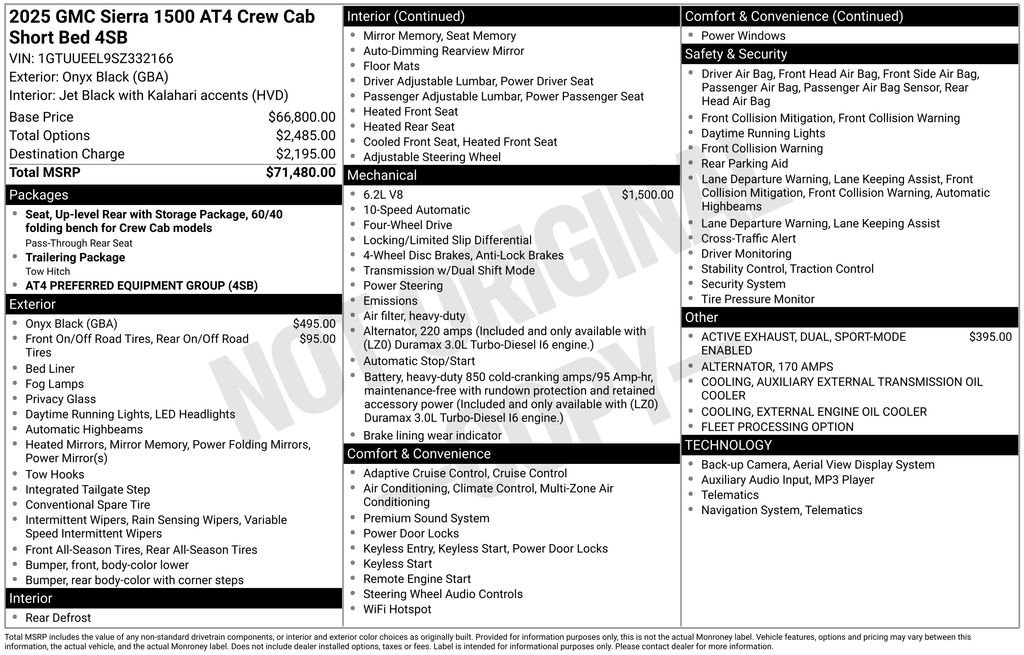 Certified 2025 GMC Sierra 1500 AT4 image 27