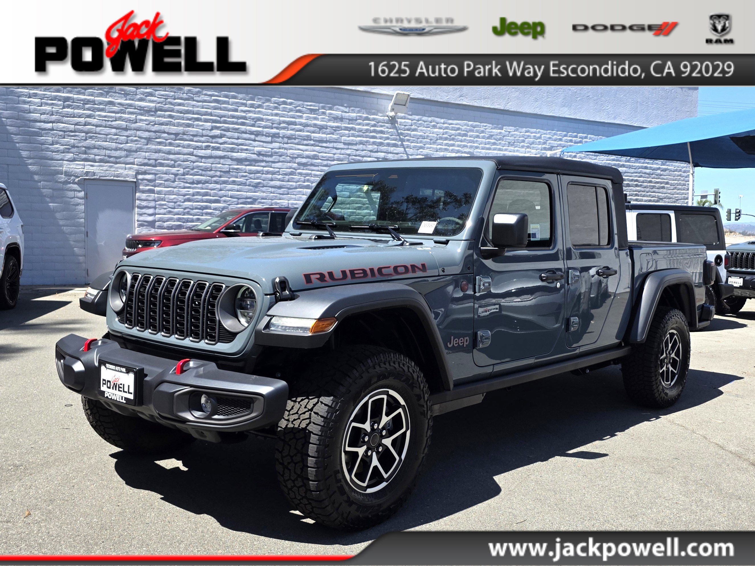 New 2026 Jeep Gladiator Rubicon w/ Steel Power Dome Hood Package