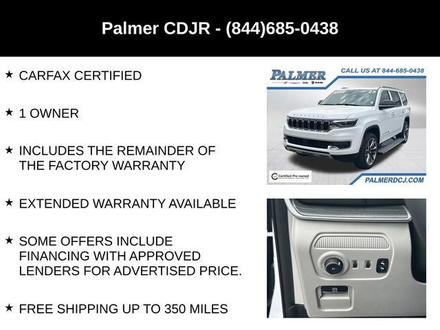 Certified 2023 Jeep Wagoneer Series III w/ Premium Group I image 30