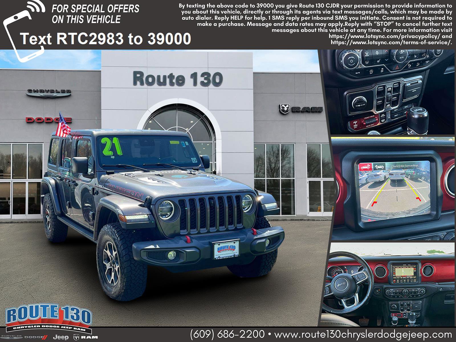 Used 2021 Jeep Wrangler Unlimited Rubicon AWD/4WD image 1