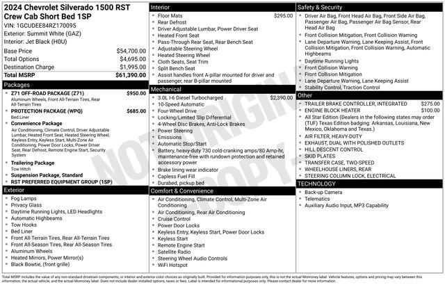 Used 2024 Chevrolet Silverado 1500 RST w/ Z71 Off-Road Package AWD/4WD image 2