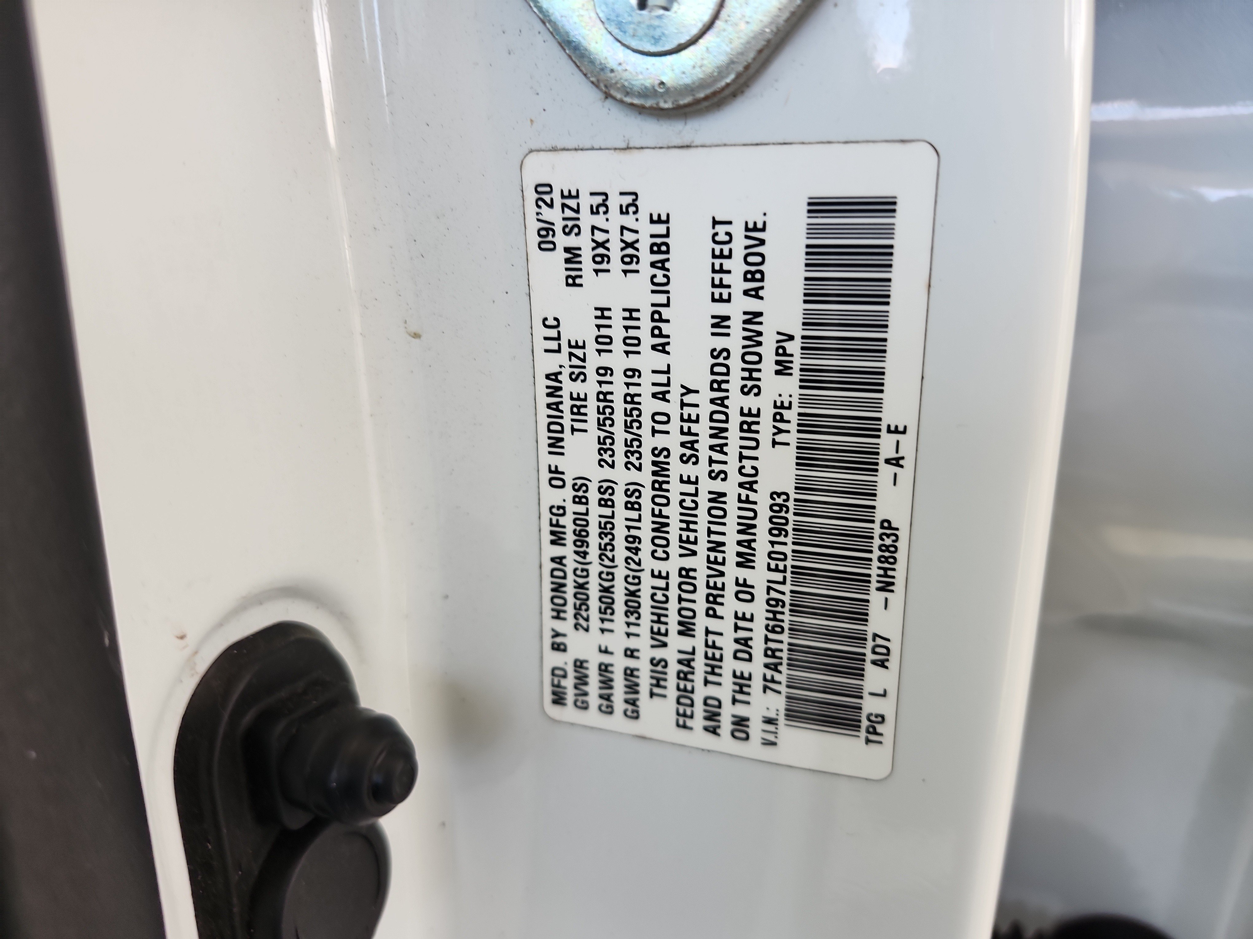 Certified 2020 Honda CR-V Touring image 26