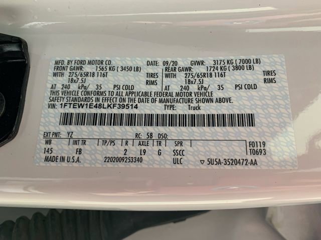 Used 2020 Ford F150 XLT w/ Equipment Group 302A Luxury image 38