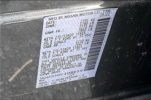 Used 2023 Nissan Murano SL w/ Cargo Package image 14