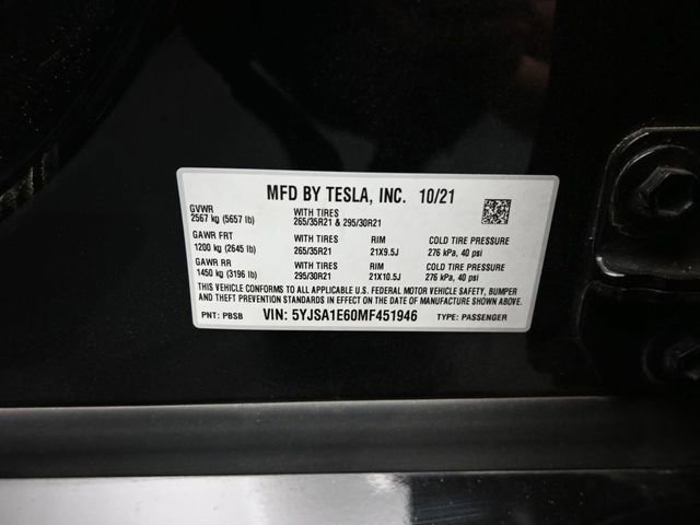 Used 2021 Tesla Model S Plaid image 16