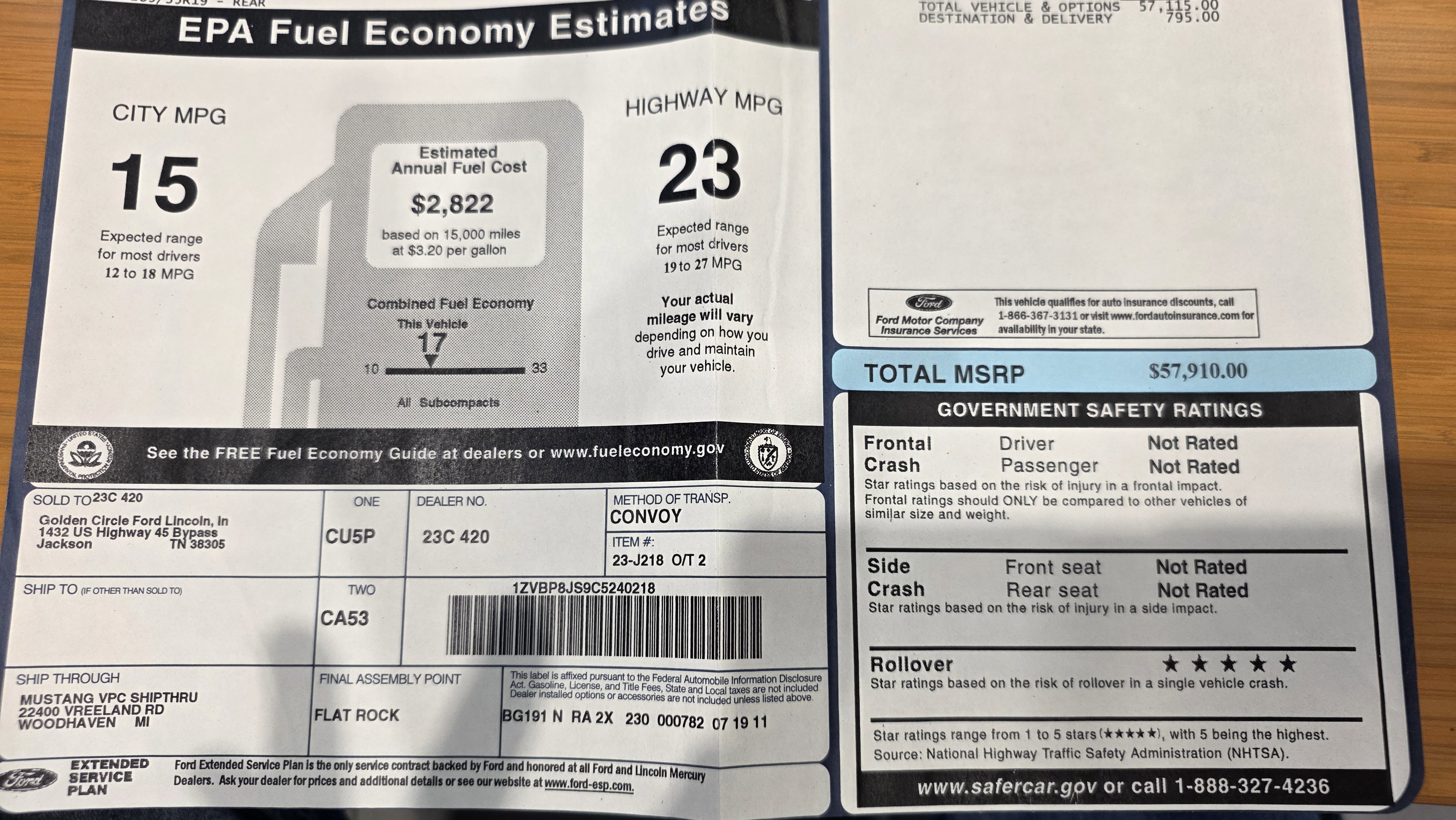 Used 2012 Ford Mustang Shelby GT500 w/ SVT Performance Pkg image 73