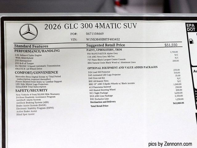 New 2026 Mercedes-Benz GLC 300 4MATIC image 25