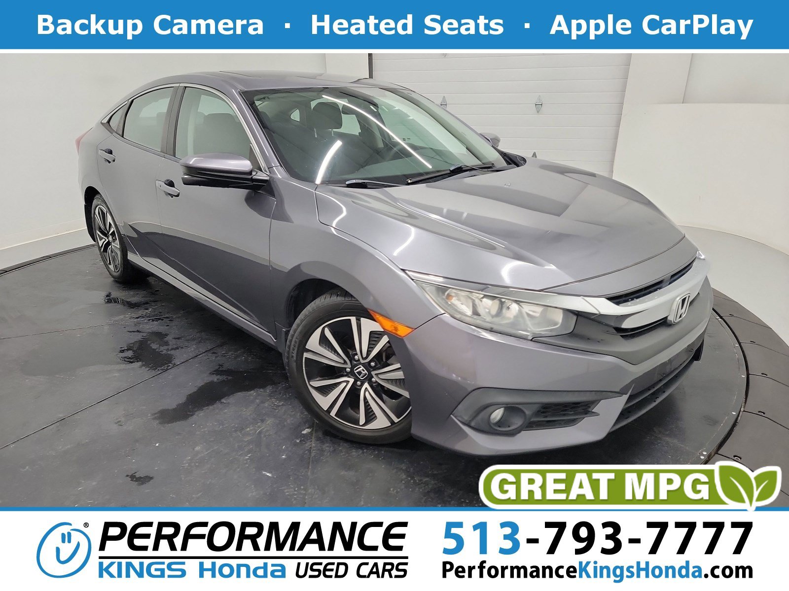 Used 2017 Honda Civic EX-T image 1