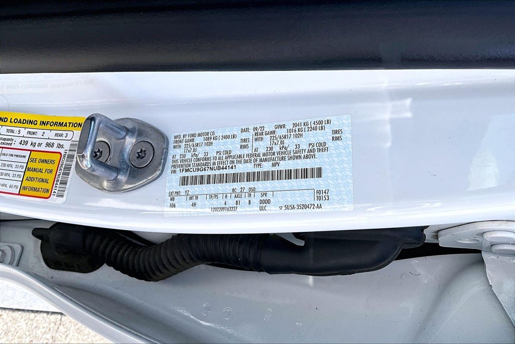 Used 2022 Ford Escape SE w/ Convenience Package AWD/4WD image 19