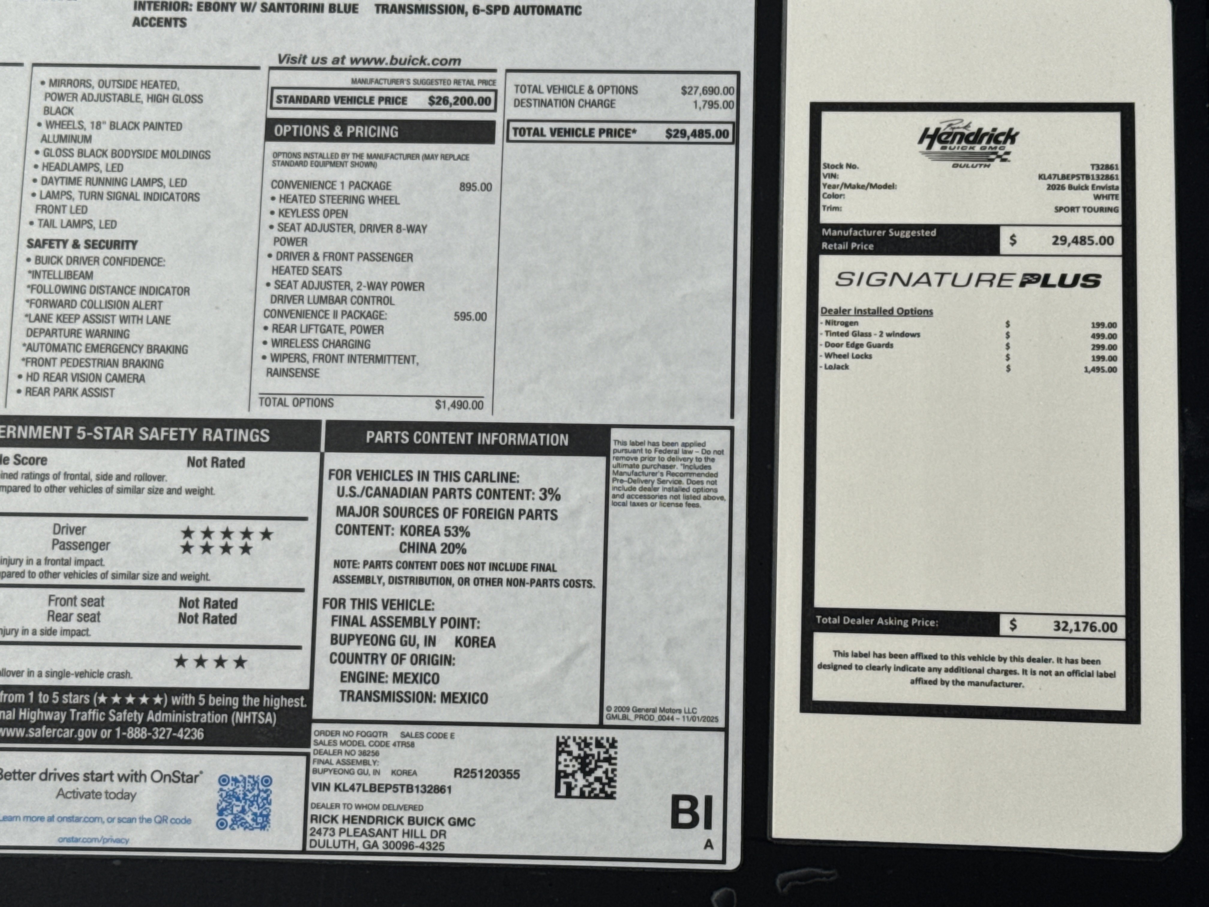 New 2026 Buick Envista Sport Touring w/ Convenience I Package image 36