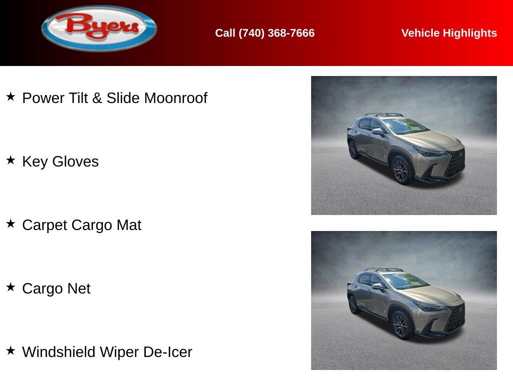 Used 2025 Lexus NX 250 FWD w/ Cold Area Package image 13