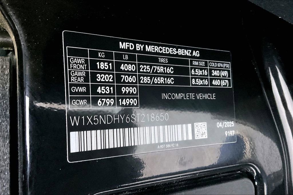 New 2025 Mercedes-Benz Sprinter 3500 image 11