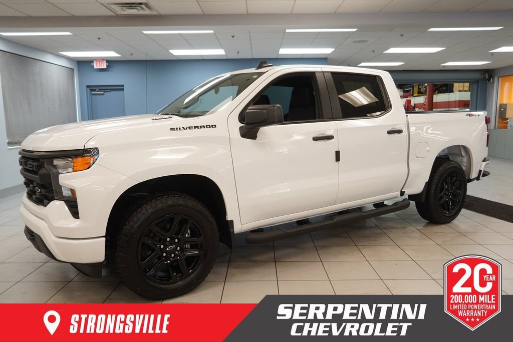 New 2026 Chevrolet Silverado 1500 Custom w/ Turbomax Blackout Package AWD/4WD image 1